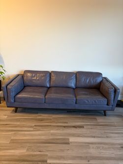 3 seat leather sofa