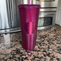 New Starbucks Bling Berry Studded Tumbler Venti 24oz Cup