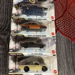 Hot Wheels Japan Historics 5 Full Set 