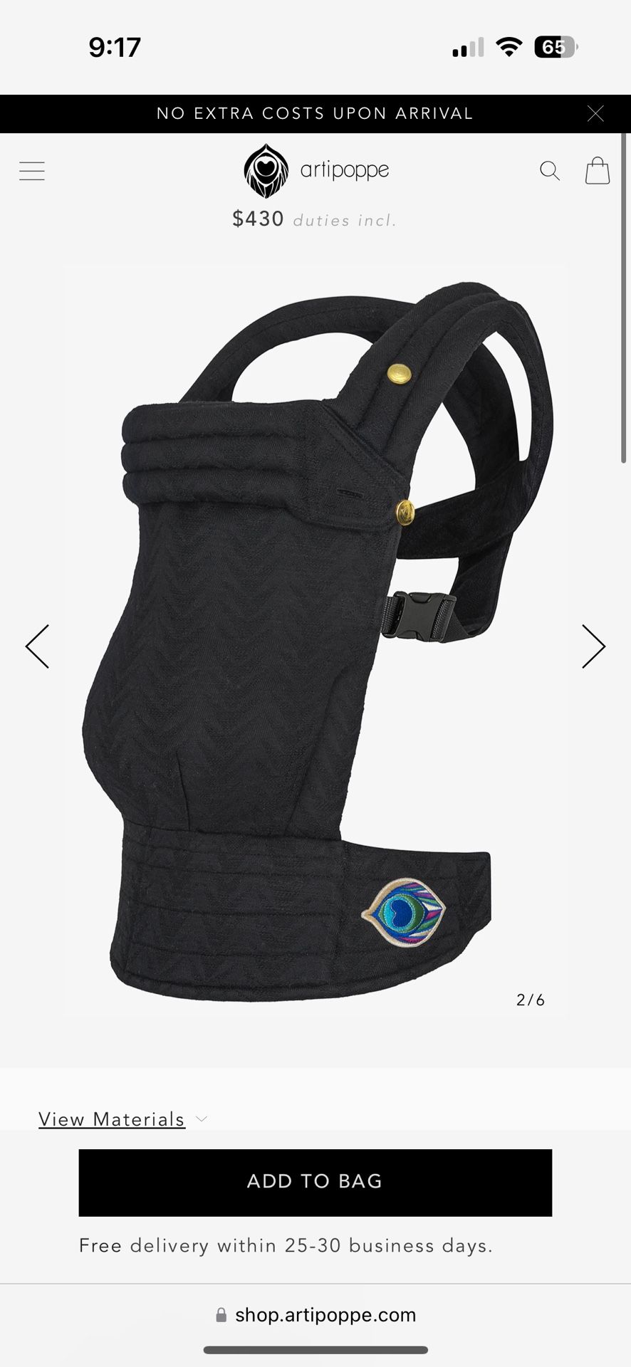 Artipoppe Carrier