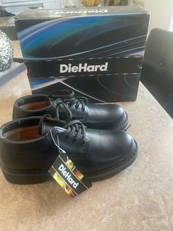 New DieHard Black work shoes soft toe