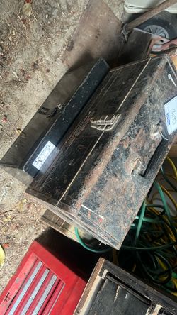 Vintage Metal Heavy Duty Tool Boxes $10 Gets Both