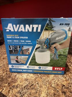 HANDHELD HVLP PAINT & STAIN SPRAYER never open . first come first serve. $69.99