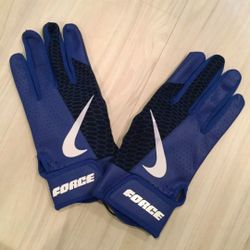 Brand New With Package
NIKE FORCE EDGE
BASEBALL BATTING GLOVES Blue
White Men Sizes Medium, Large