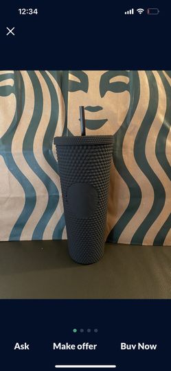 Starbucks Matte Black Studded Tumbler