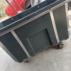 Small Heavy Duty Cart W Wheels For Transport Of Things Thick Wheels