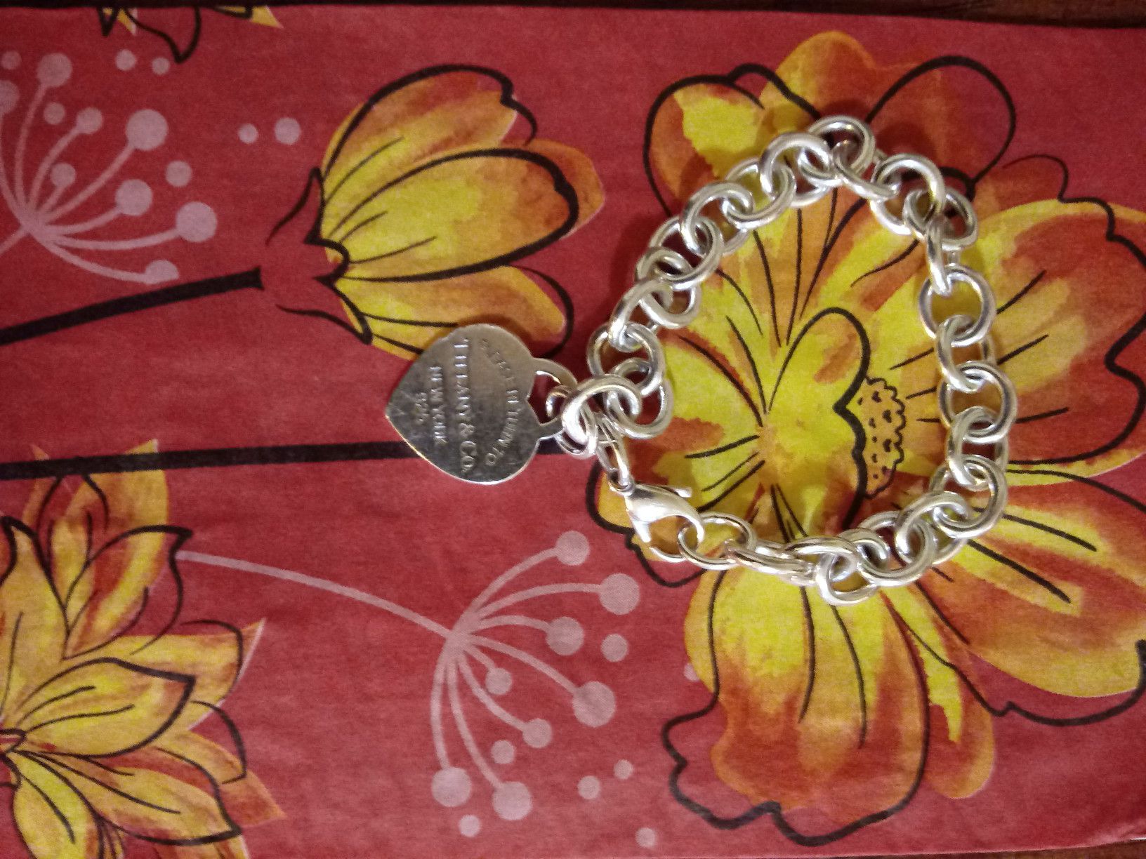 Tiffany charm bracelet, used and in good condition