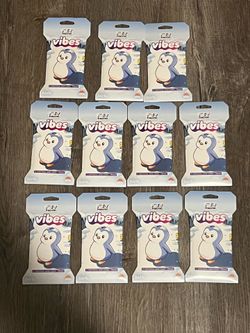 Vibes TCG Pudgy Penguins S3 Booster Pack + Promo - LOT OF 12 - Factory Sealed