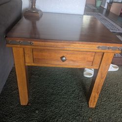 Solid Wood Living Room Table Set - 3 Pieces