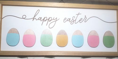 Easter Wood Sign