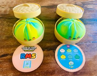 $60 EACH or 2 for $110 (RMS) RARE AND DOUBLE RARE TIE  DYE Fun RMS Mystery Squishy Dumpling Tie Dye