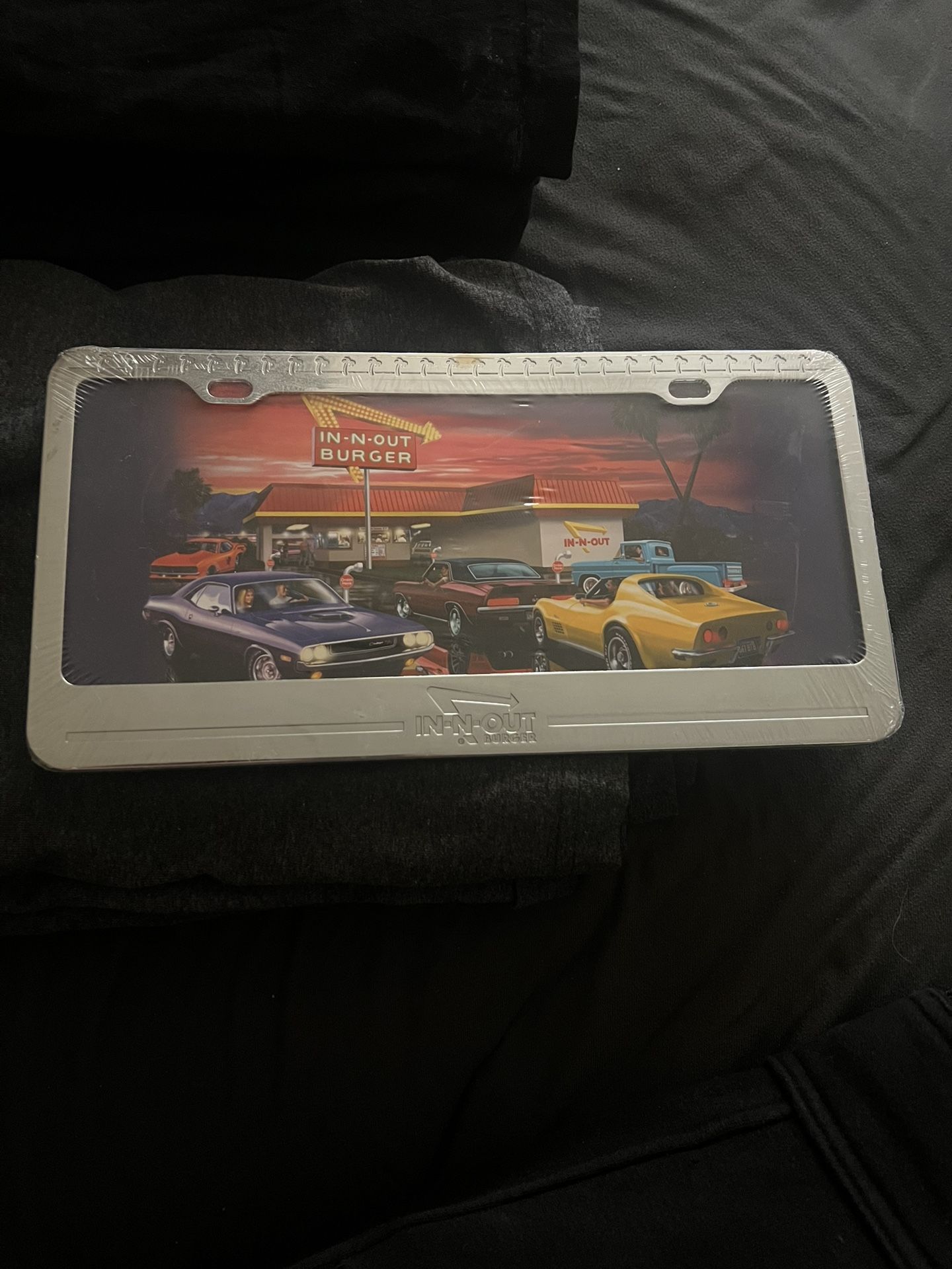 In n'out license plate cover limited edition paradise