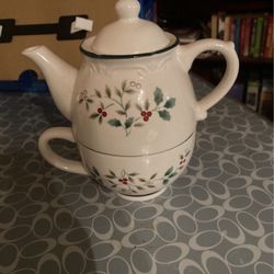 Ceramic Cup And Tea Pot