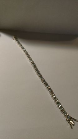 Tennis sterling silver bracelet