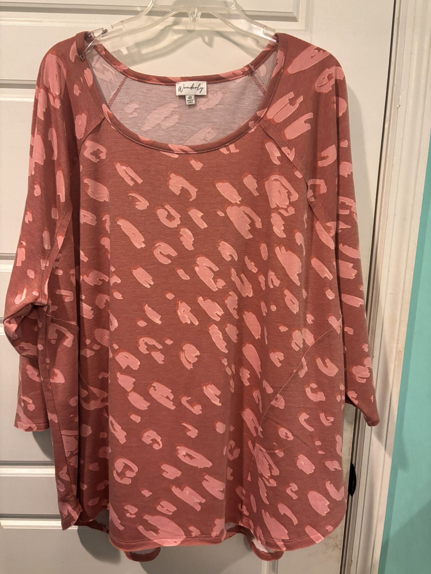 Wonderly Pink Shirt NWOT