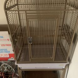 Huge bird cage 4ft Tall 22"wide 17" Wide