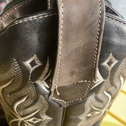 Brown And Black Boots 
