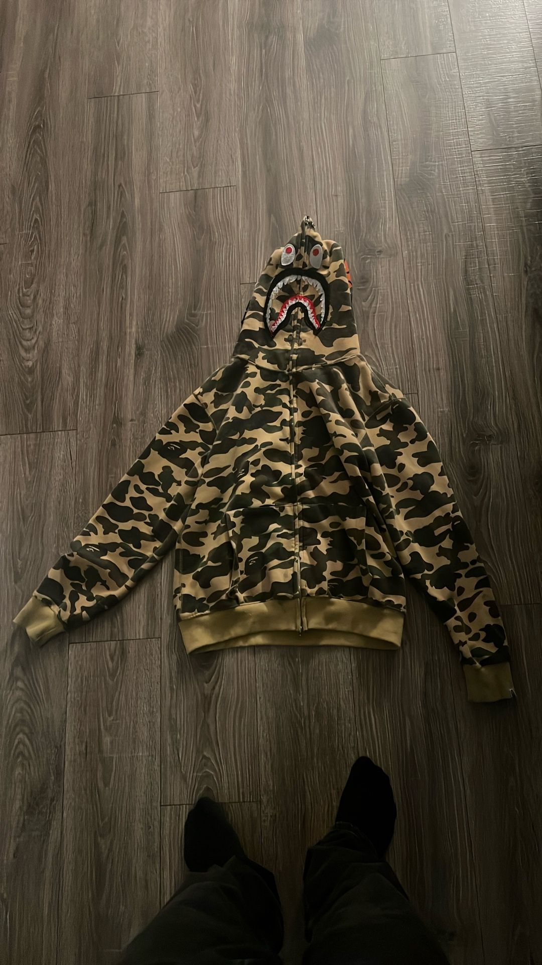 Khaki Bape Hoodie