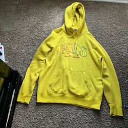 Yellow Polo Hoodie