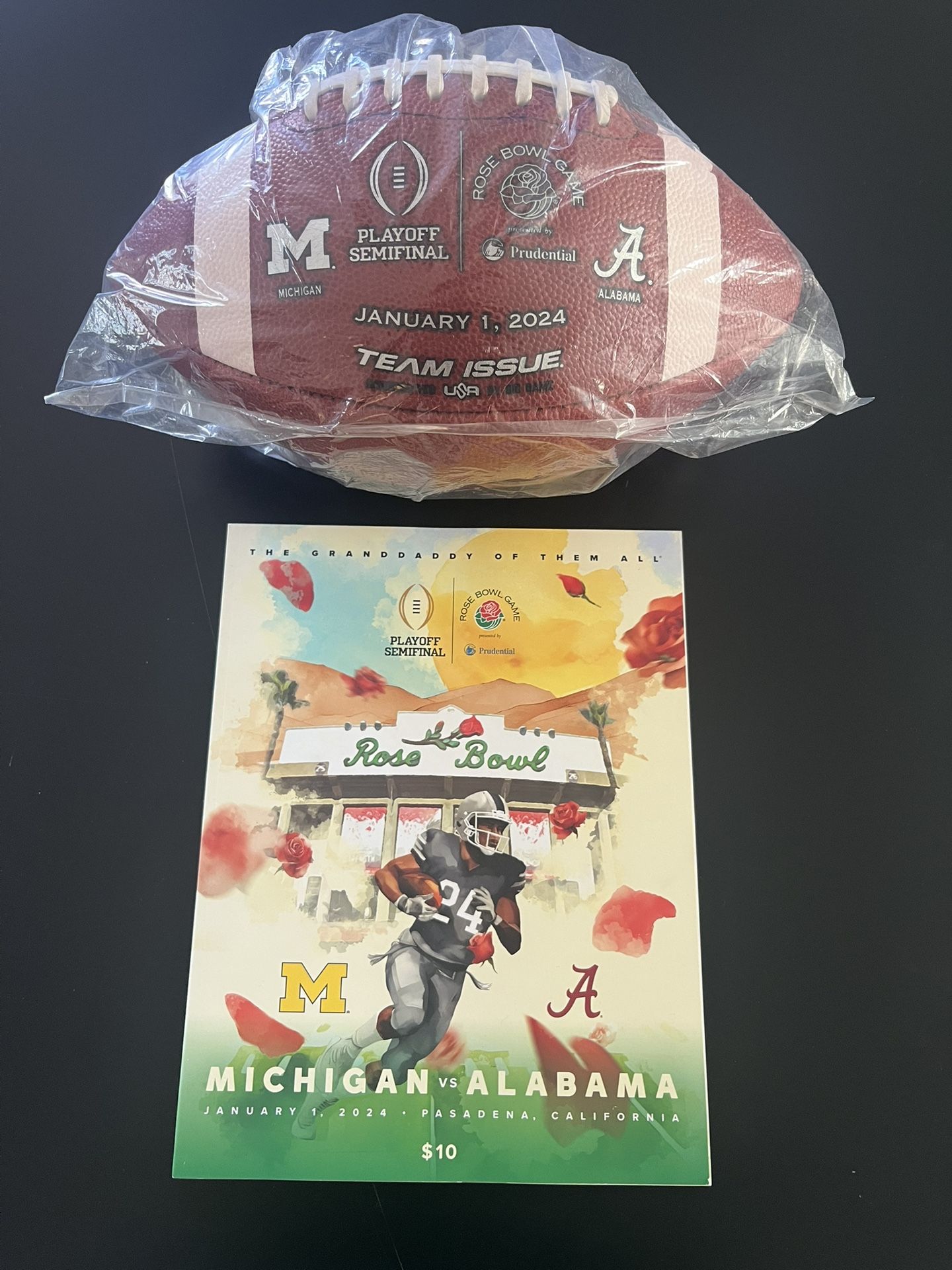 Rose Bowl 2024 Ball & Program 