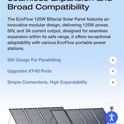 Ecoflow solar panel 125w