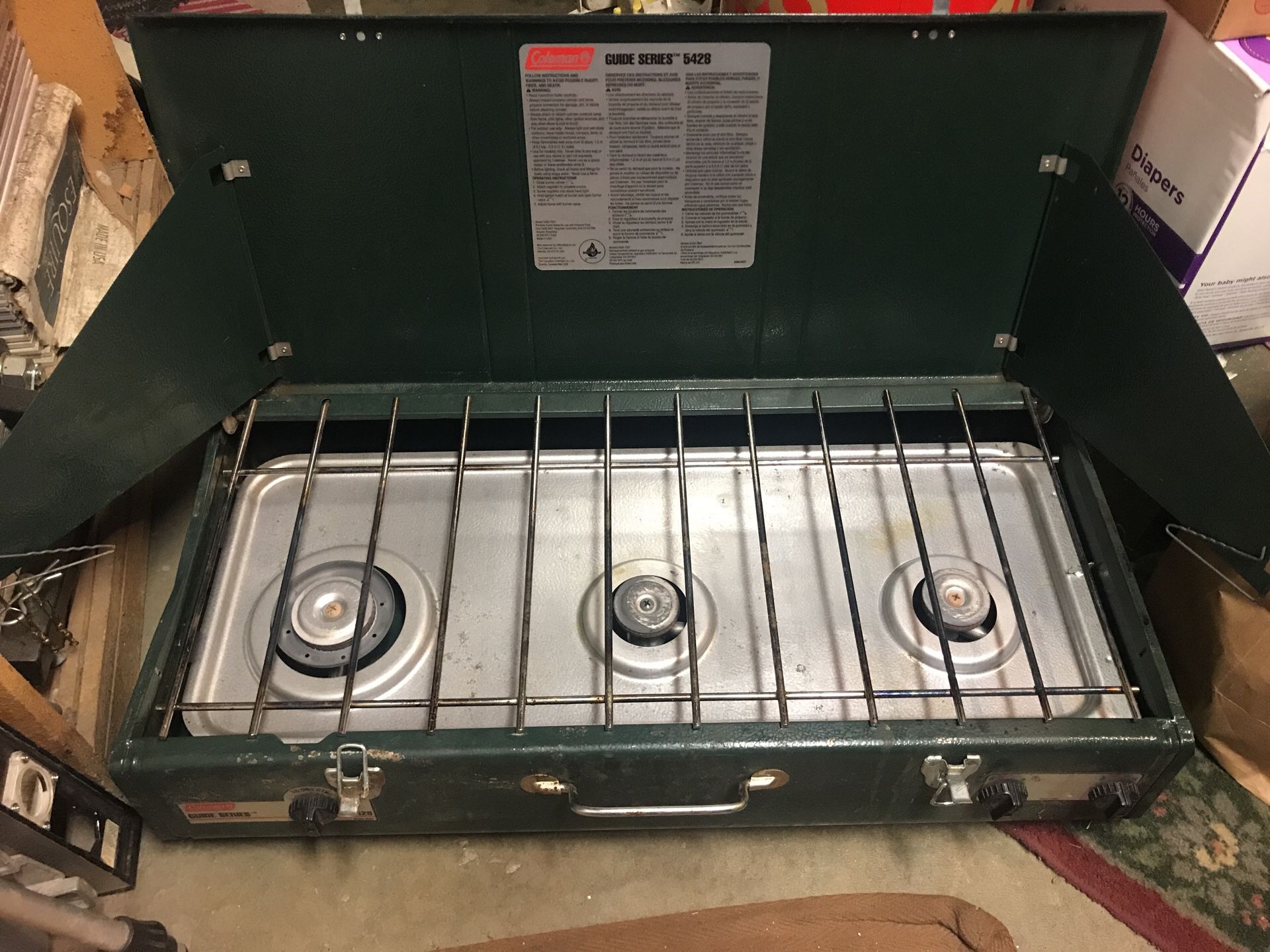 Coleman 3 burner Guide Series camp stove 5428