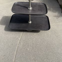 2 Tiered Home Decor Serving/ Decor Tray