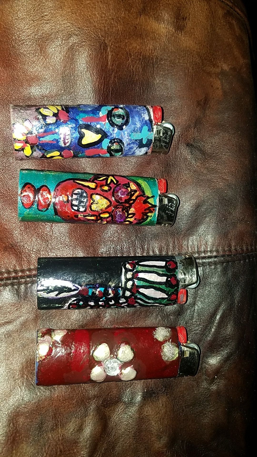 Hand Painted Bic Lighters