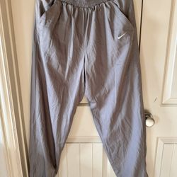 Nike Vintage Mens Jogger Pants White Tag Large Gray