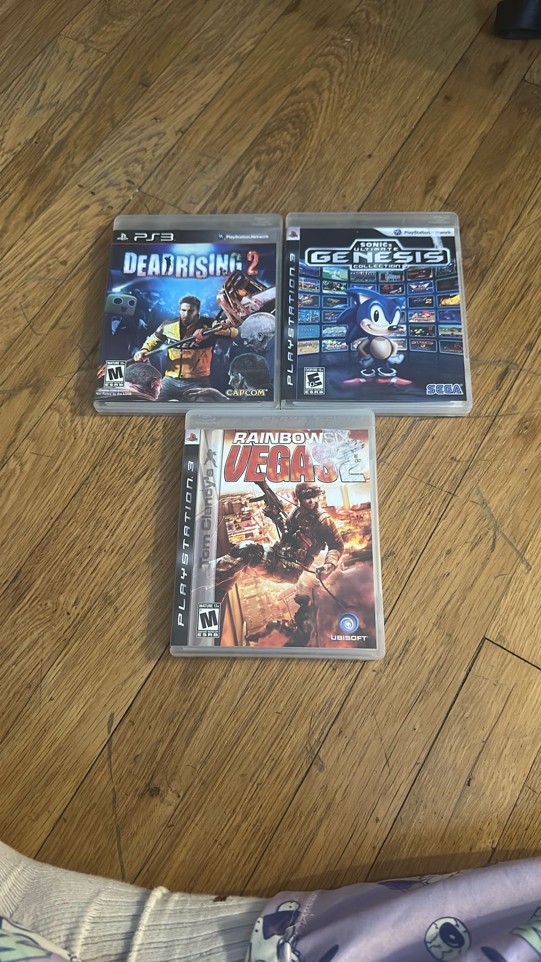 Retro & Zombie Game Bundle - PS3 - Sonic, Dead Rising 2, Rainbow Six Vegas 2