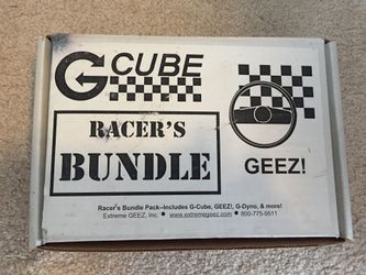 G-Cube Racer’s Bundle - Performance Accelerometer: Brand New