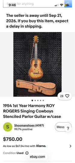 3 Vitage Guitars - rarely played