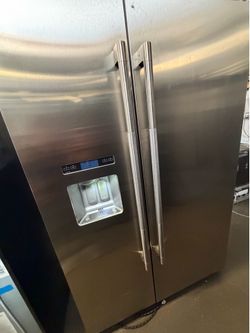 48” JENN AIR BUILT IN STAINLESS STEEL REFRIGERATOR