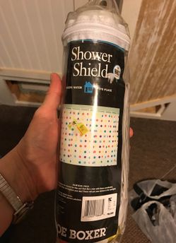 New Joe boxer polka dot shower curtain