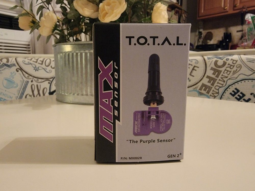 MAX Sensor TOTAL GEN2 MX002R - Universal TPMS Sensor For Any Make Or Model.