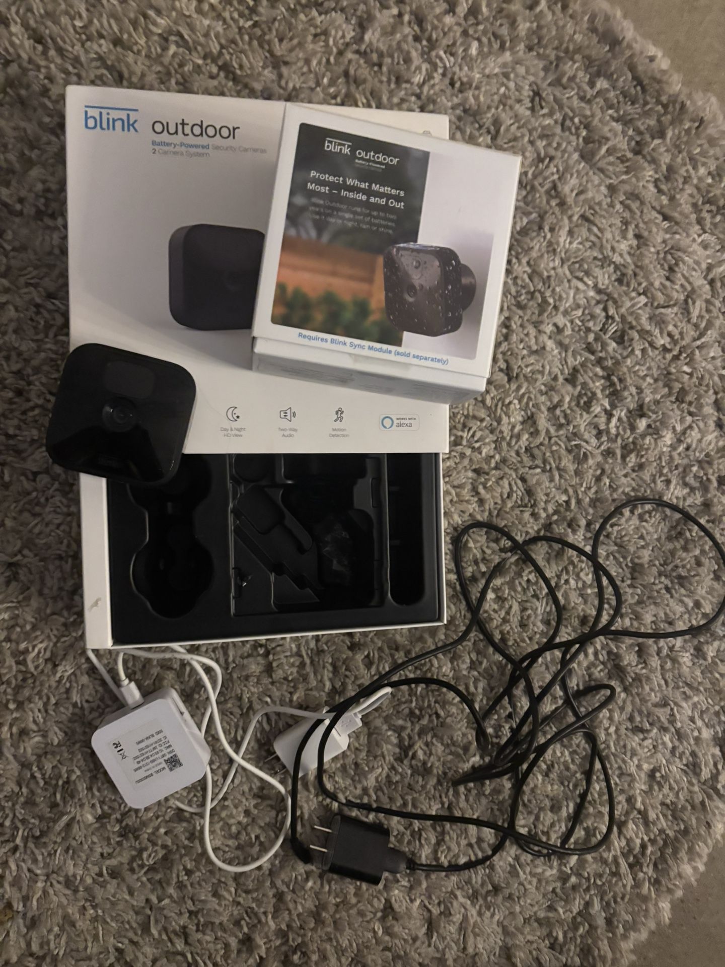 2 Outdoor Blink Surveillance Cameras