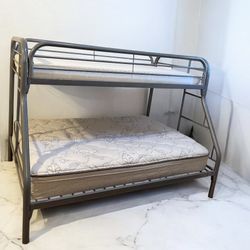 Bunk Beds- Full & Twin- Metal Frame 