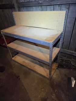 36"H×18½w"×48"L Shop Table