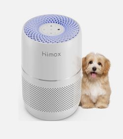 HIMOX Air Purifier H13 True HEPA Remove 99.97% Smoke Pet Dander H08 - White• Retails $99.99