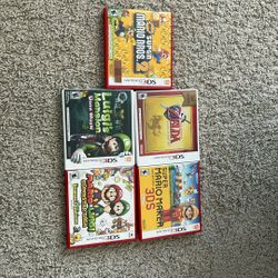 5 Nintendo 3DS games 