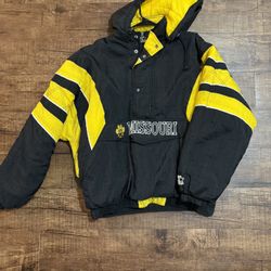 Mizzou Starter Jacket Size Large