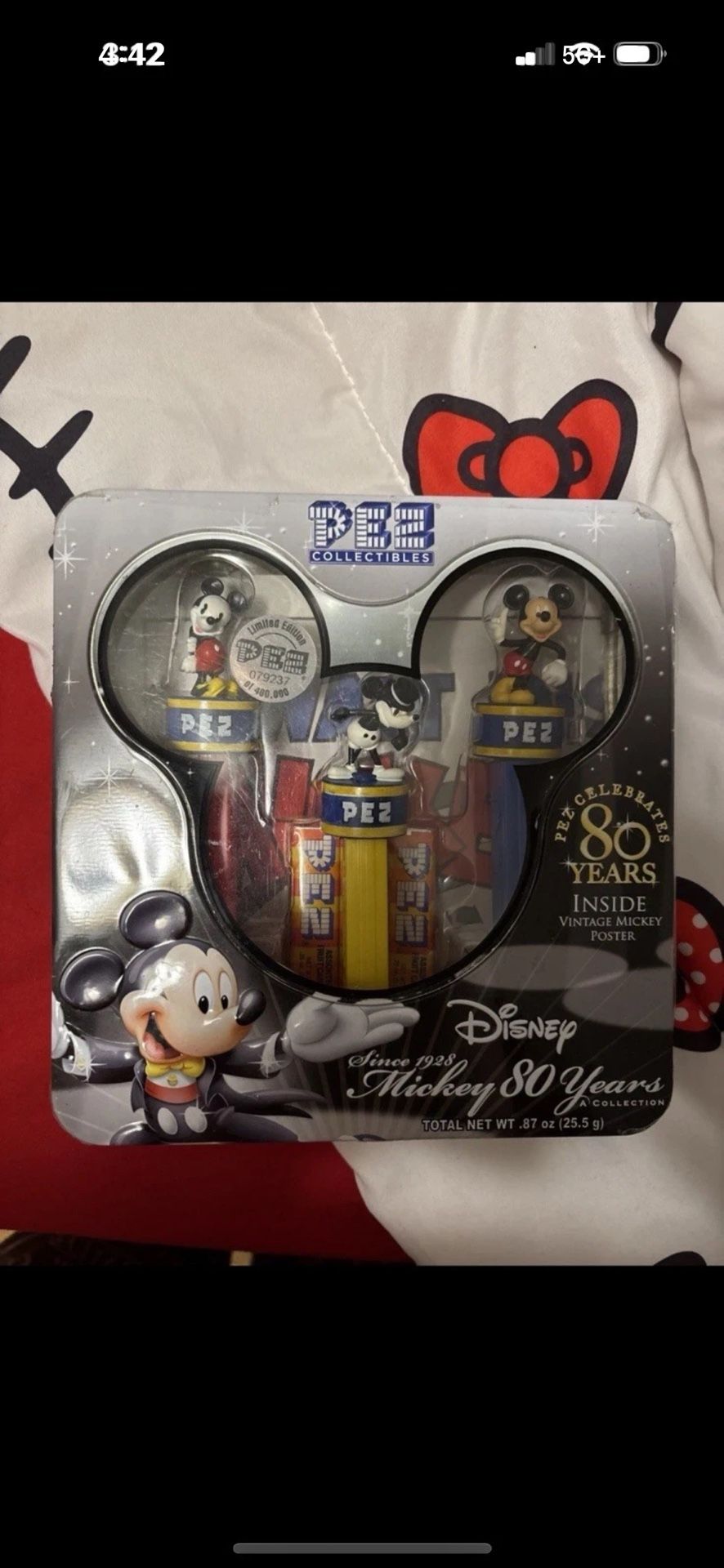 Mickey 80 Years Disney PEZ Collection