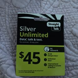 Silver unlimited  straight talk