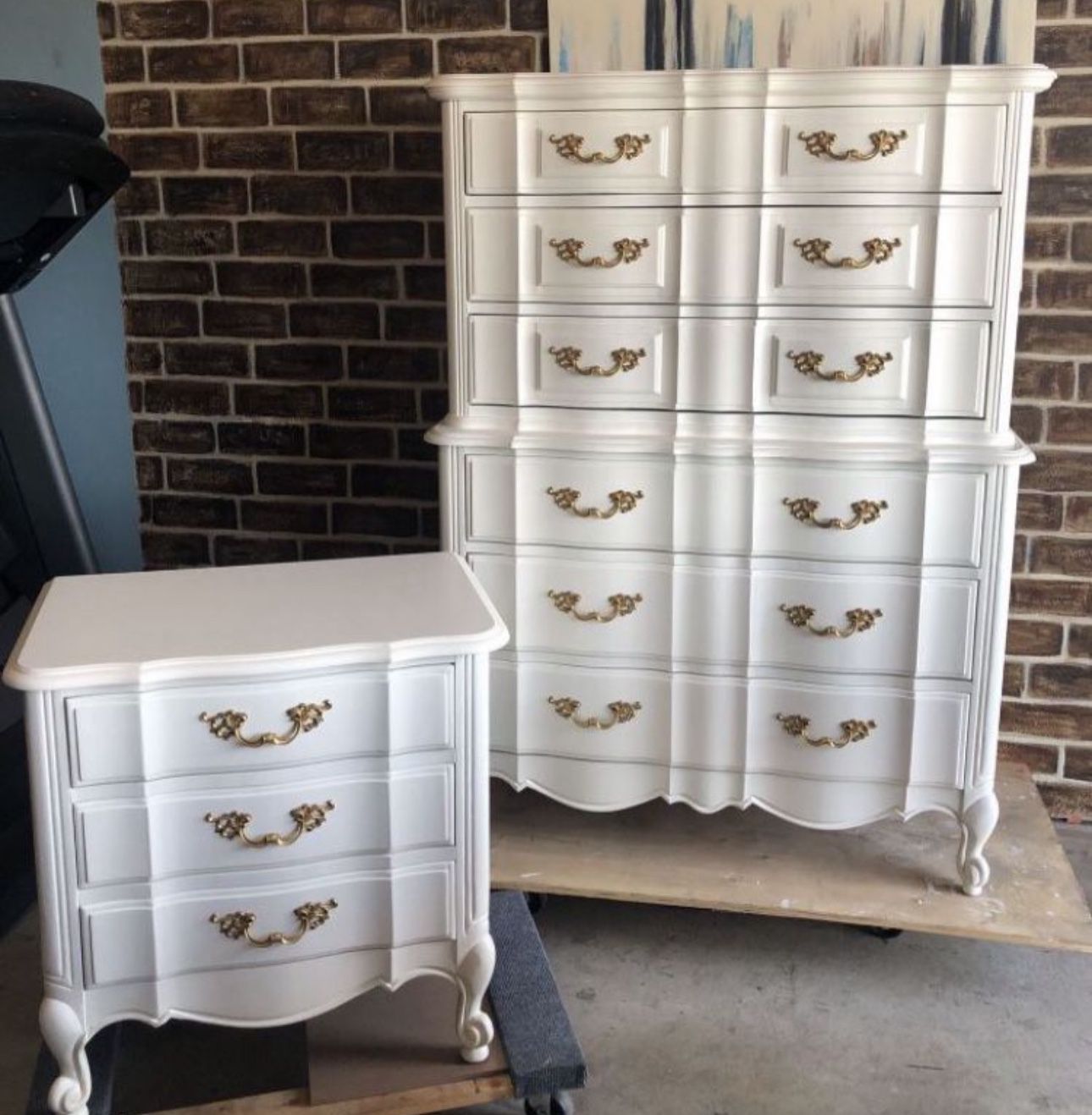 Painted French Provincial Dressers! 