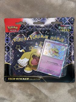 Pokemon Paldean Fates Tech Sticker Collection (Greavard) (Read Description)