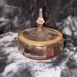 PINK DEPRESSION GLASS PIECES