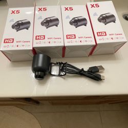 X5 Hd Mini Wifi Cameras (4) Brand New 