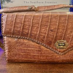 Vintage Genuine Alligator Clutch