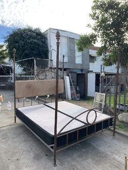 Metal Fram antique iron bed Fram