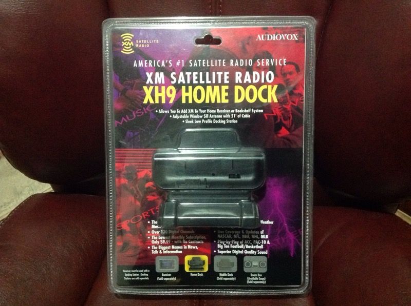 XM SATELLITE RADIO XH9 HOME DOCK